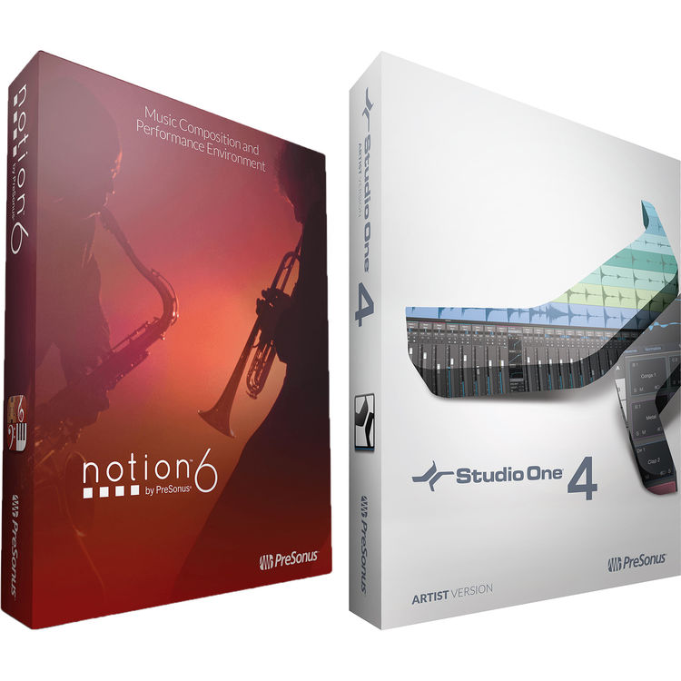 Presonus Studio One V4 Artist Notation 6 Bundle eLicense