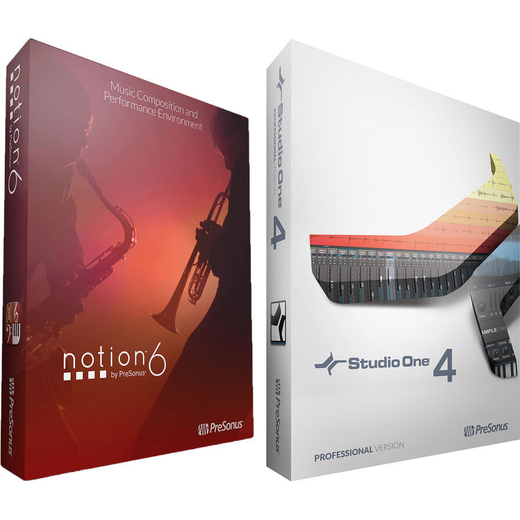 PreSonus Studio One 4 Professional and Notion 6 Bundle eLicense