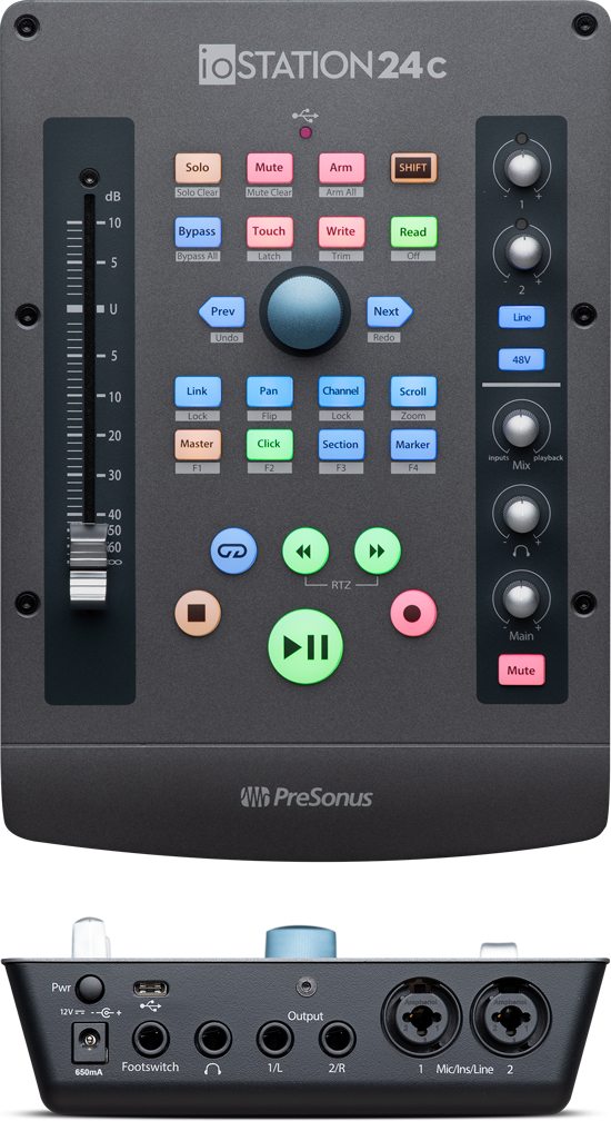 PreSonus ioStation 24c 2x2 USB-C Audio Interface and Production