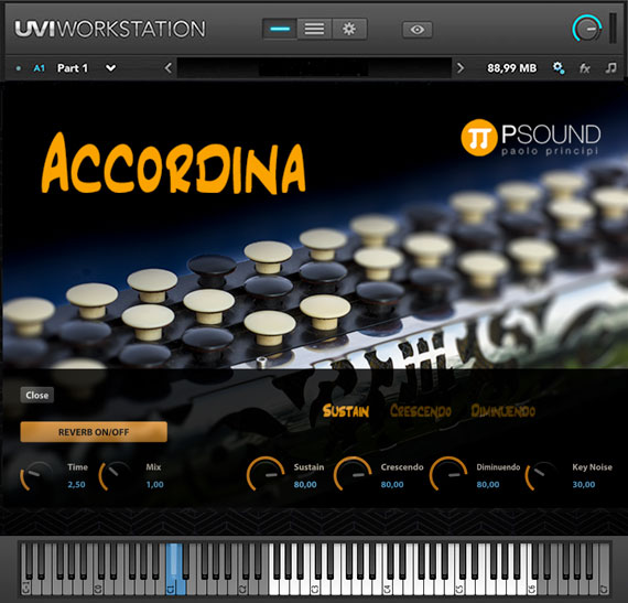 PSound Accordina Mac PC Software Instrument eLicense