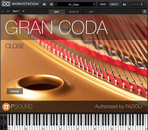 PSound Gran Coda Piano Mac PC Software Instrument eLicense