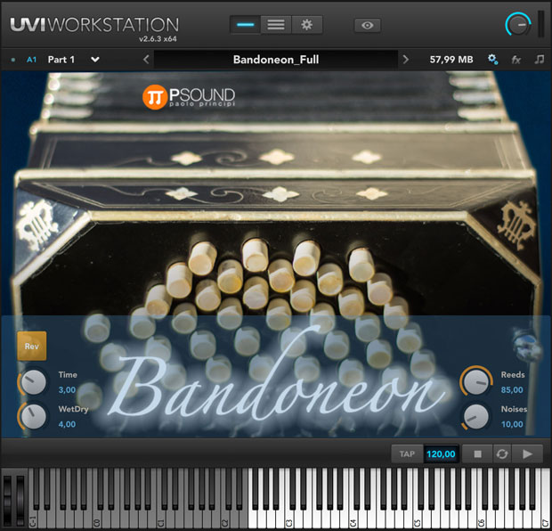 PSound Alfred Arnold Bandoneon Software Instrument eLicense