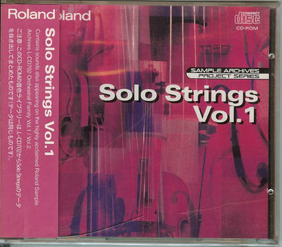 Roland Solo Strings Vol 1 for S7xx Series Samplers