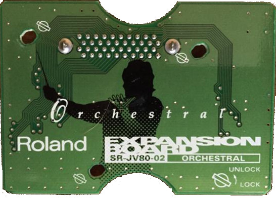 Roland SR-JV80-02 Orchestral Expansion Card Used