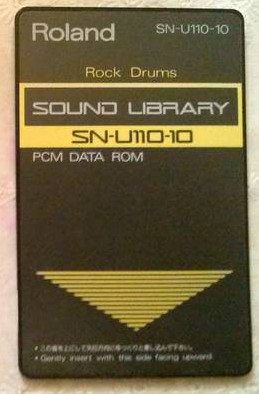 Roland SN-U110-10 PCM Data Rom for the Roland U-110 Used