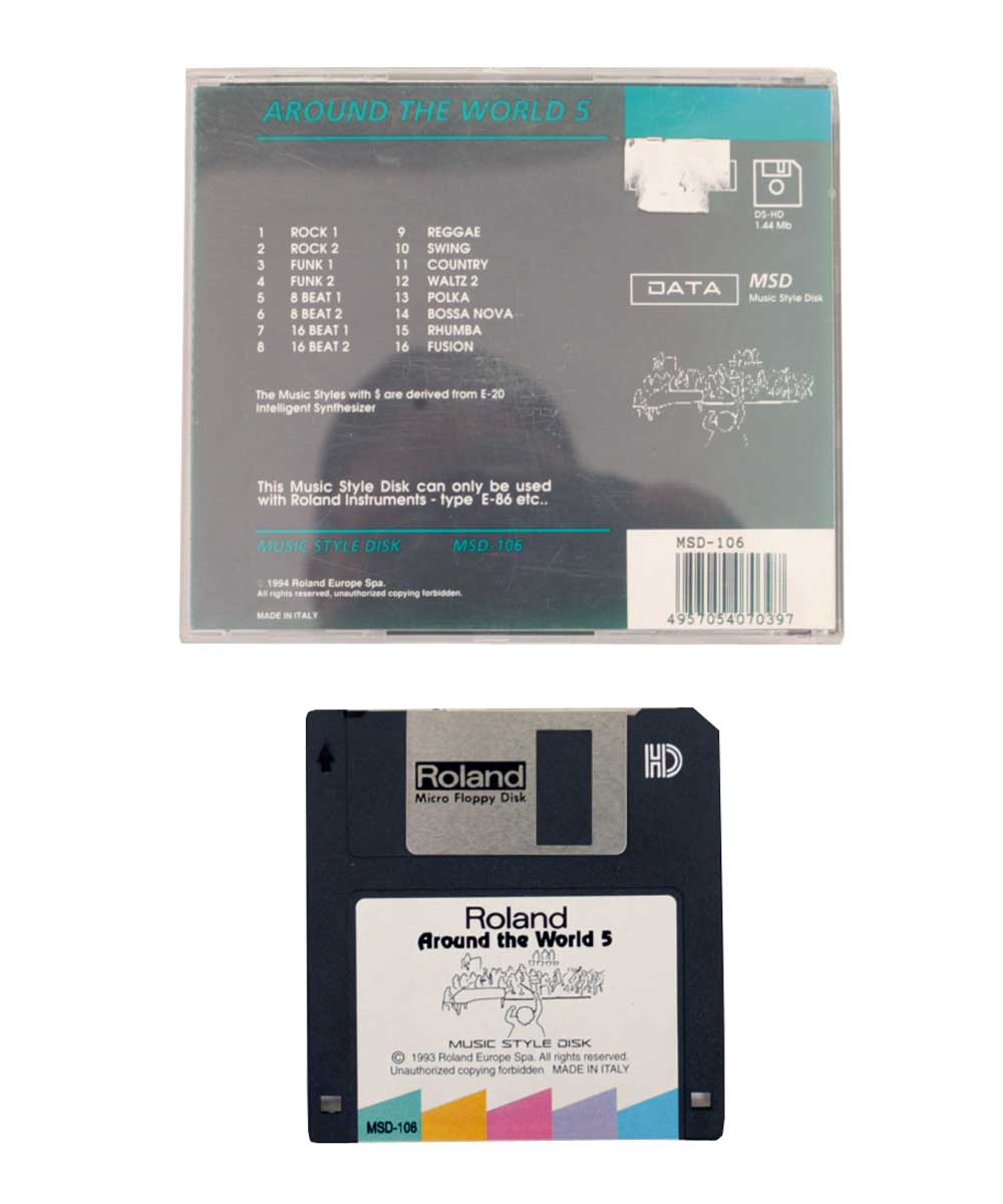 Roland MSD-106 Around the World 5 Music Style Disk