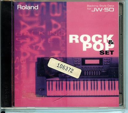 Roland SD-JW50-02 JW 50 Rock & Pop Music Style Disk