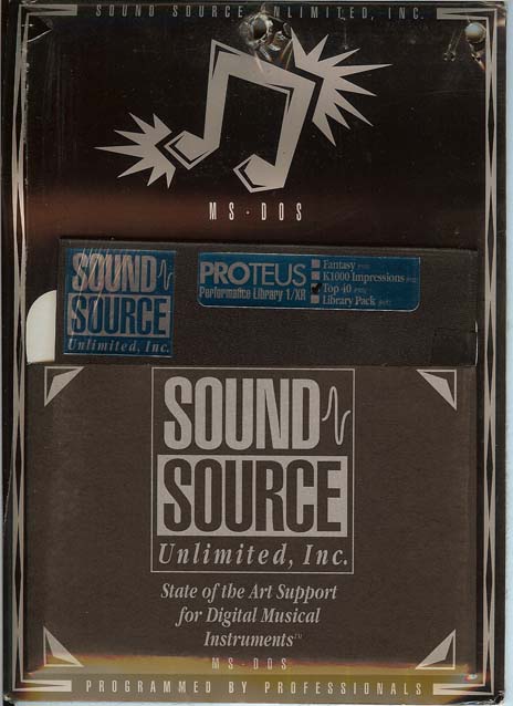 Sound Source Unlmtd EMU Protues 1 Top Forty MS DOS Disk