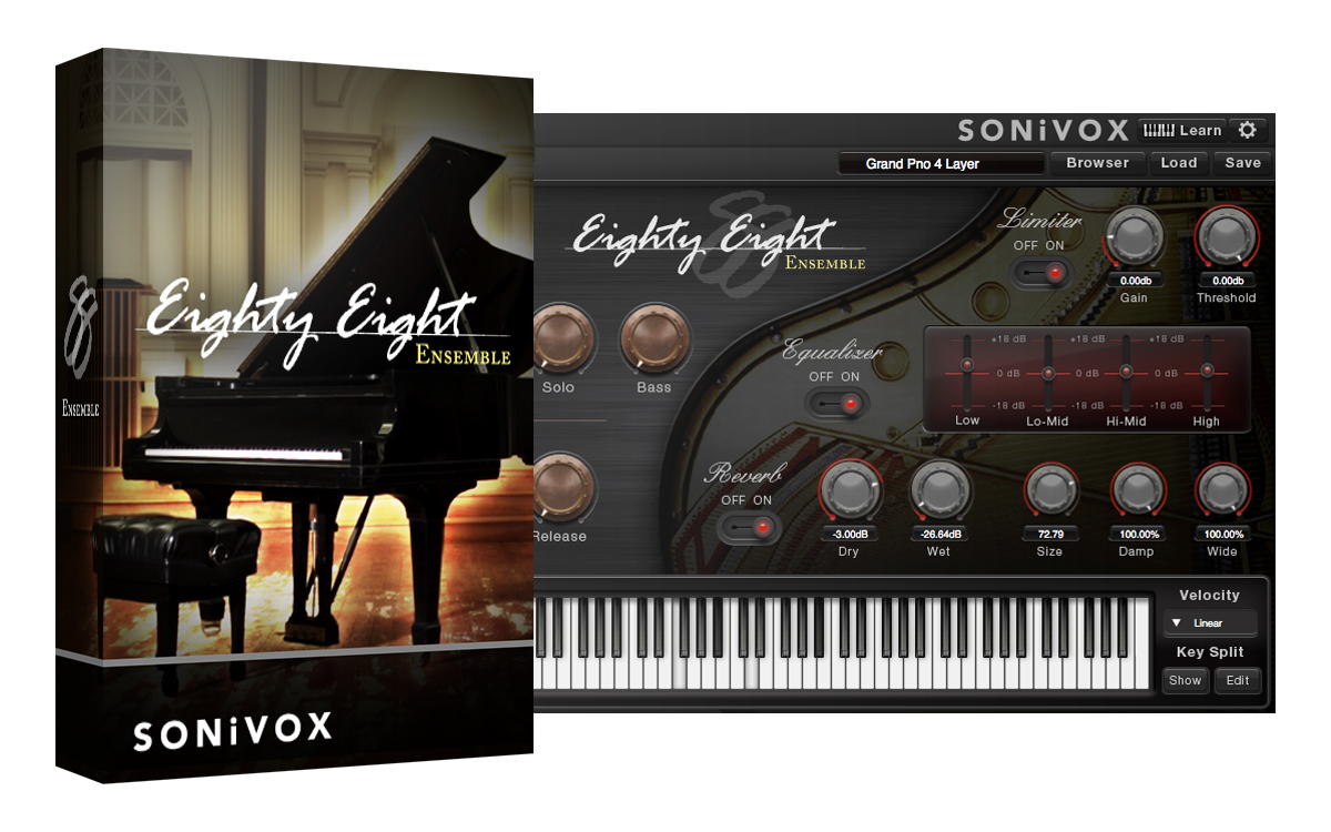 Sonivox Eighty Eight Ensemble 2.5 Piano Mac PC eLicense