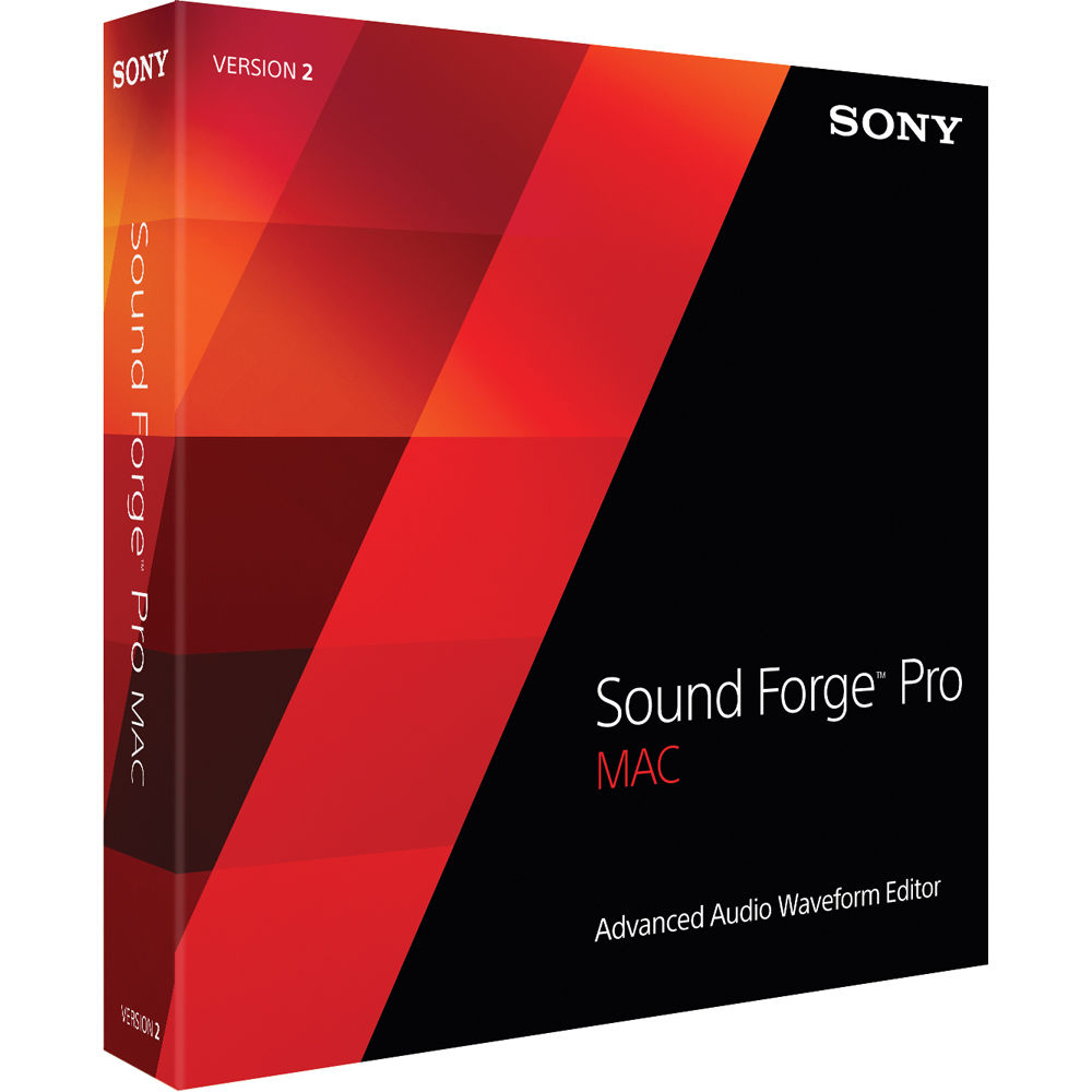 Magix Sound Forge Pro Mac 2 Audio Editing Software eLincense