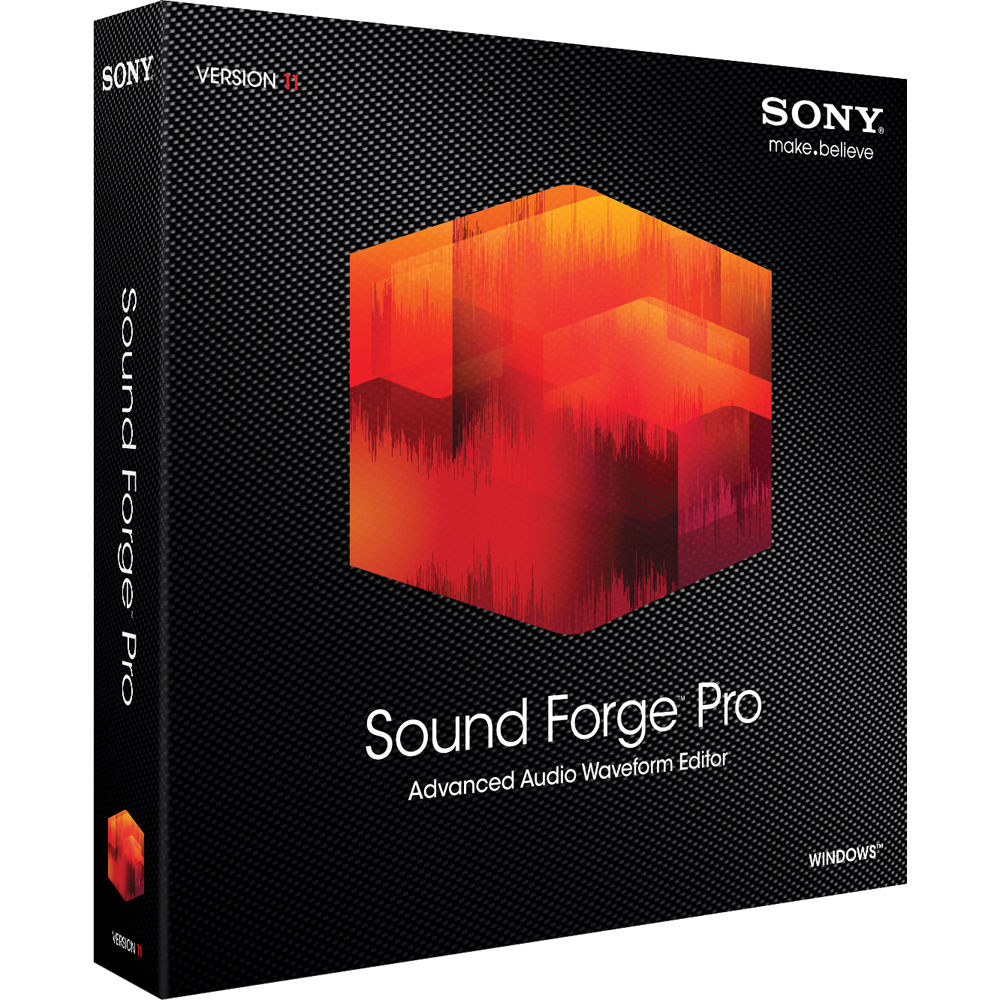 Magix Sound Forge Pro 11 - PC Audio Waveform Editor eLicense