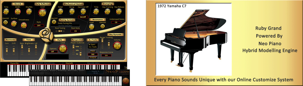 Sound Magic Ruby Piano Mac PC Software eLicenese