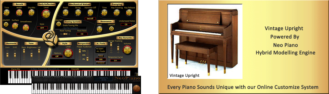 Sound Magic Vintage Upright Mac PC Software eLicenese