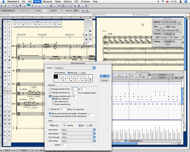 Sonic Scores Overture 4 Mac PC Notation Software