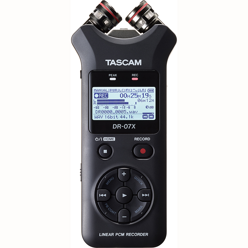 Tascam DR-07X Digital Audio Recorder & USB Audio Interface