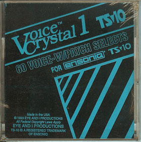 Voice Crystal Ensoniq TS-10 Volume 1 Patch Disk