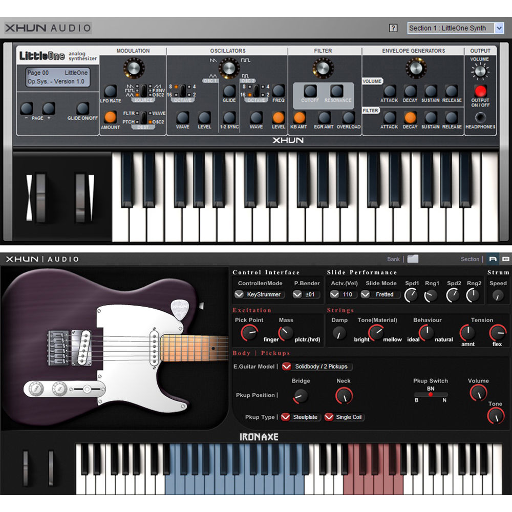 Xhun Audio LittleOne Synth and IronAxe Guitar Bundle eLicense