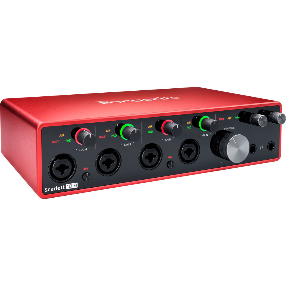 Focusrite Scarlett 18i8 3rd Gen 18x8 Mac PC USB Audio Interface