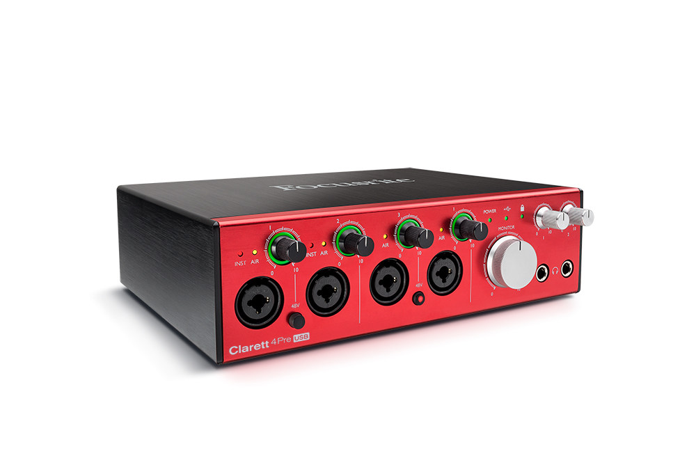 Focusrite Clarett 4Pre Mac PC USB Interface