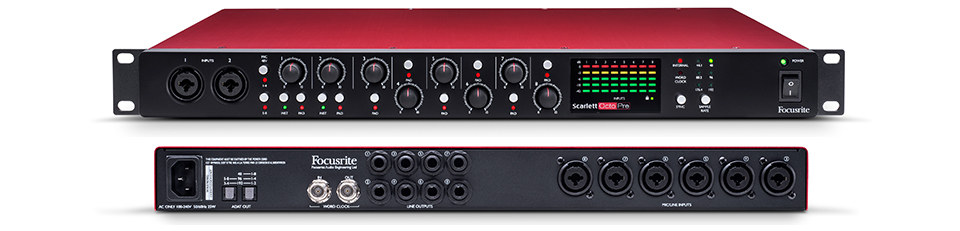 Focusrite Scarlett OctoPre - Microphone Preamp w/ADAT Outputs