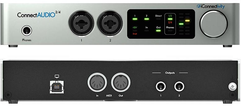 iConnectivity ConnectAUDIO2/4 Mac PC USB Audio Interface