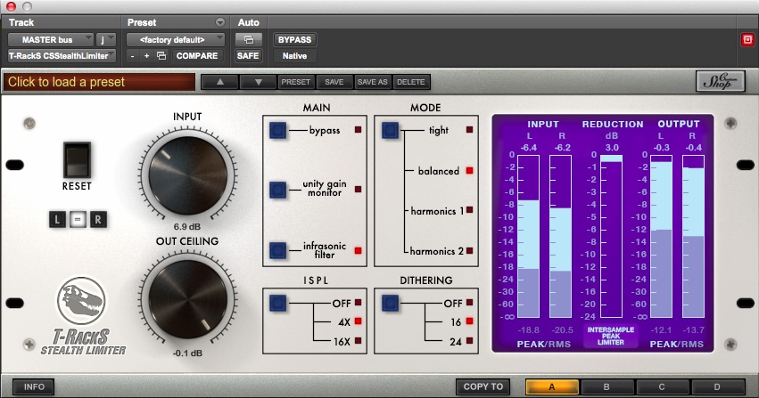 IK Multimedia Stealth Limiter Mac PC eLicense