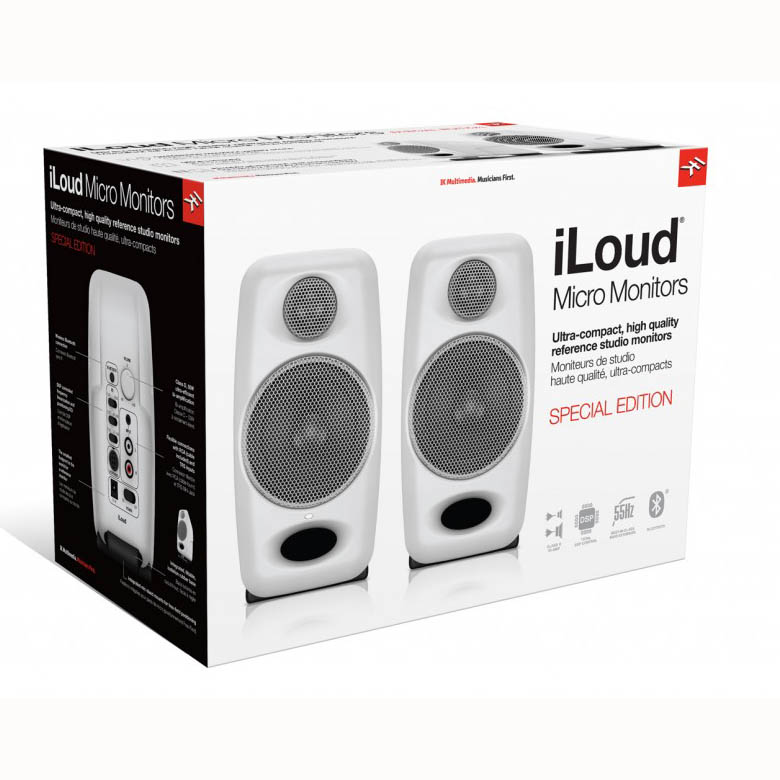 IK Multimedia iLoud Micro Monitor Studio Quality Speaker White