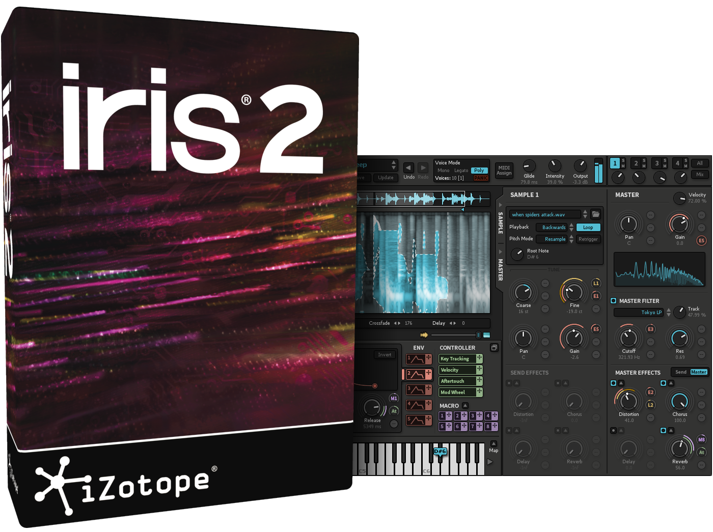 iZotope Iris 2 Virtual Synthesizer Software + Sound Libraries