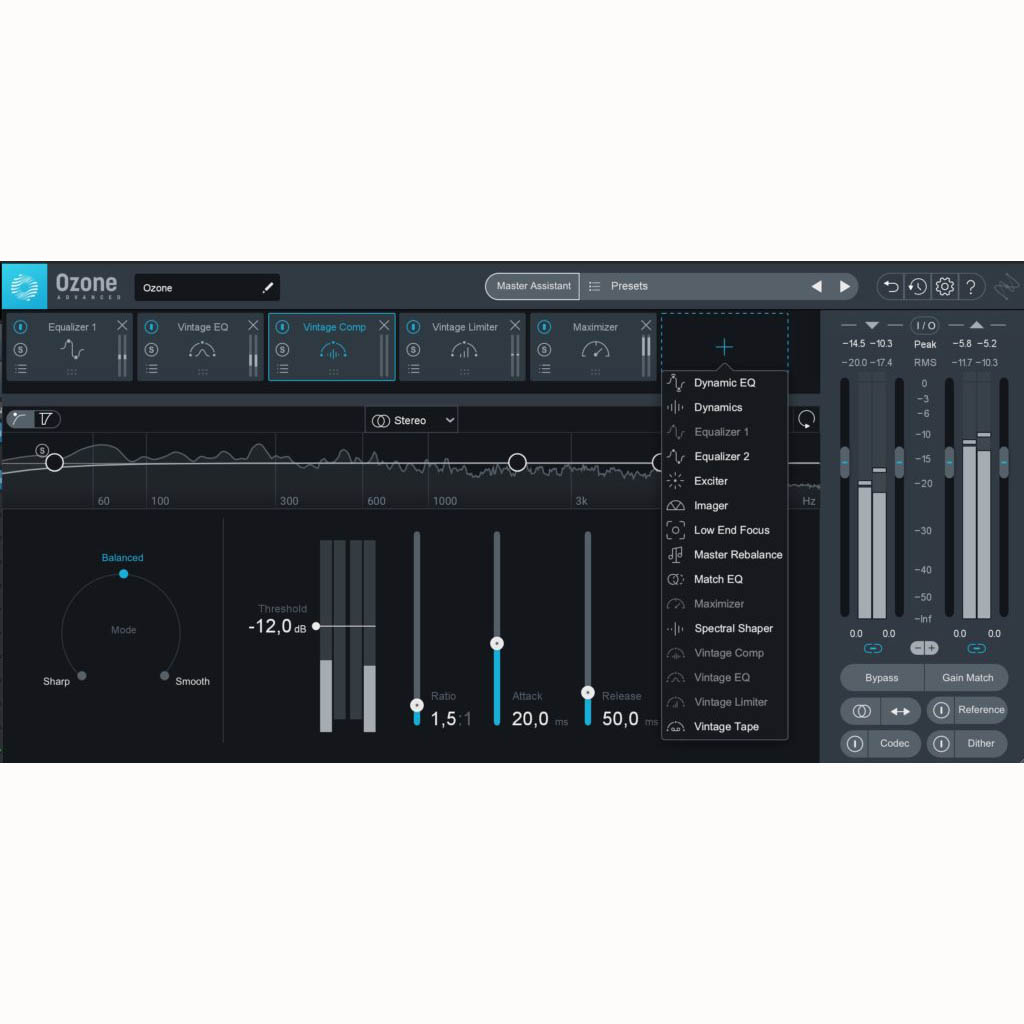 iZotope Ozone 9 Advanced Complete Mastering System eLicense