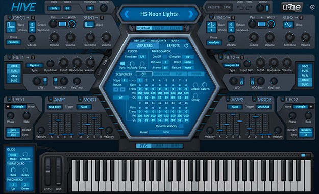 u-He Hive Mac PC Software Synthesizer eLicense