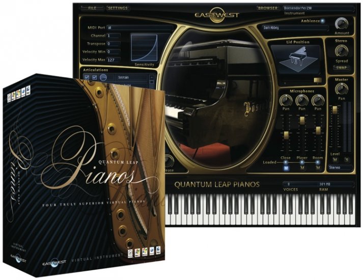 EastWest Pianos Platinum Bundle Mac PC eLicense