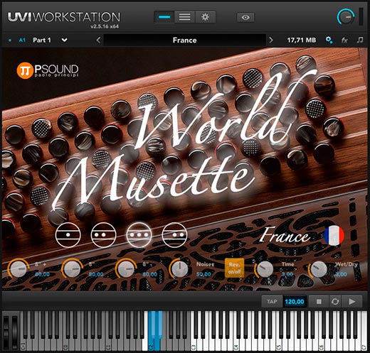 PSound World Musette Mac PC Software Instrument eLicense